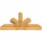 Ekena Millwork Richland Rough Sawn Timber Gable Bracket, Western Red Cedar, 60"W x 32"H x 6"D x 6"F, 13/12 Pitch GBW060X32X0606RIC00RWR - alternate 4